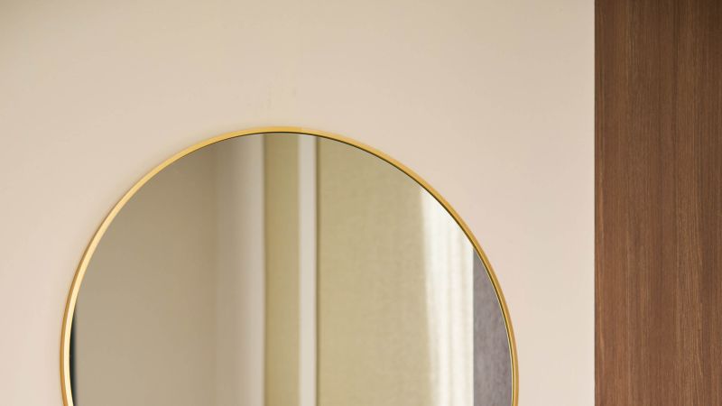 The James Hotel Room Desk & Mirror 