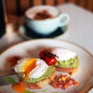 avocado toast broken egg
